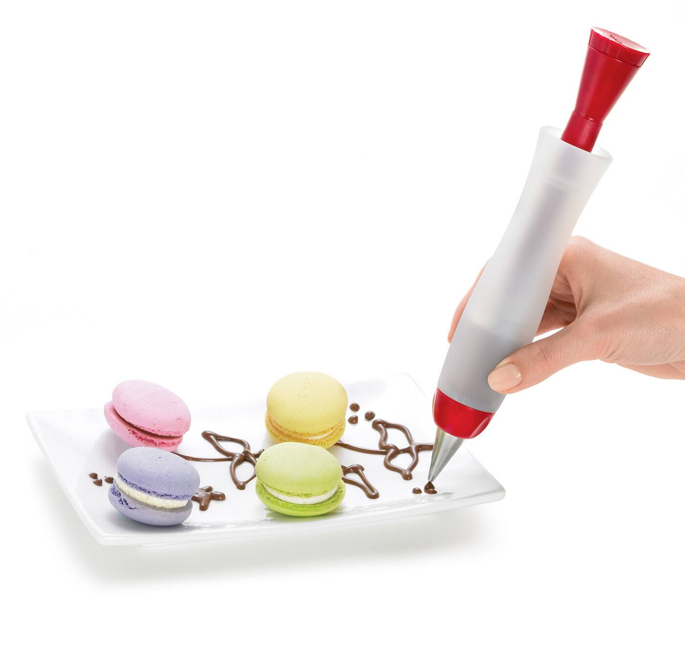 Alt View 4. Cuisipro - Deluxe Decorating Pen Cookie And Cupcake Baking Food Frosting Pen - Red.