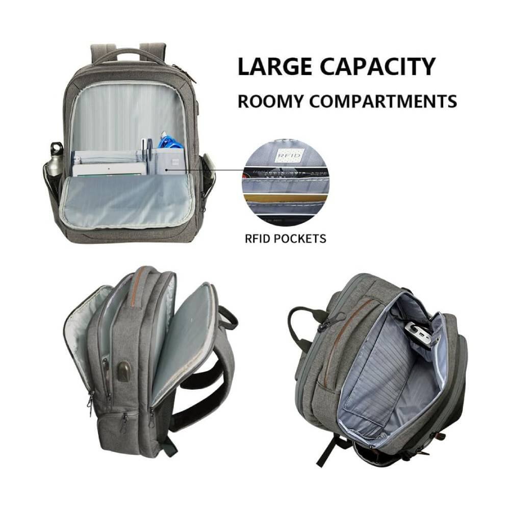 LARGE CAPACITY  
ROOMY COMPARTMENTS  

RFID POCKETS