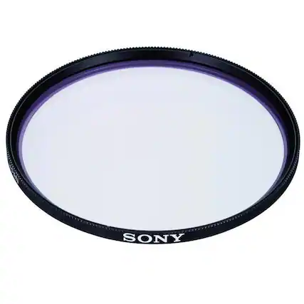 Front. Sony - Sony 72mm (MC) Multi-Coated Clear Lens Protecting Filter.