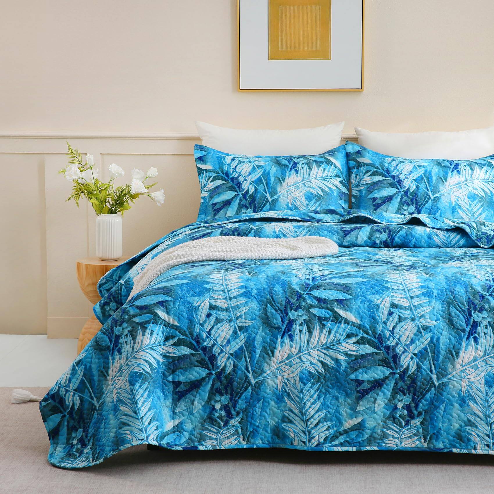 Blue Leaves-Full/Queen