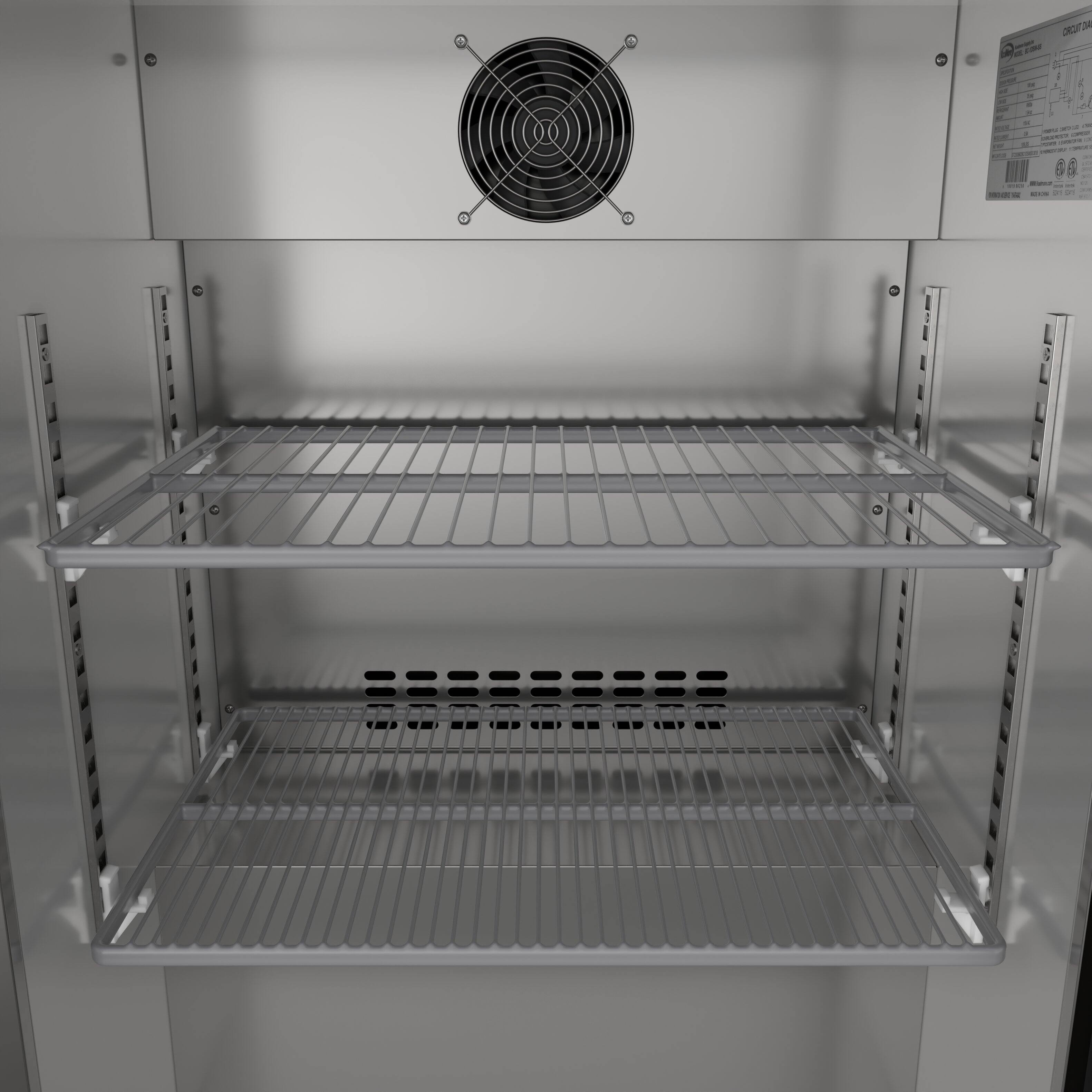 Alt View 6. Koolmore - 24 in. One-Door Back Bar Refrigerator - 4.1 Cu Ft. BC-1DSW-SS - Stainless-Steel.