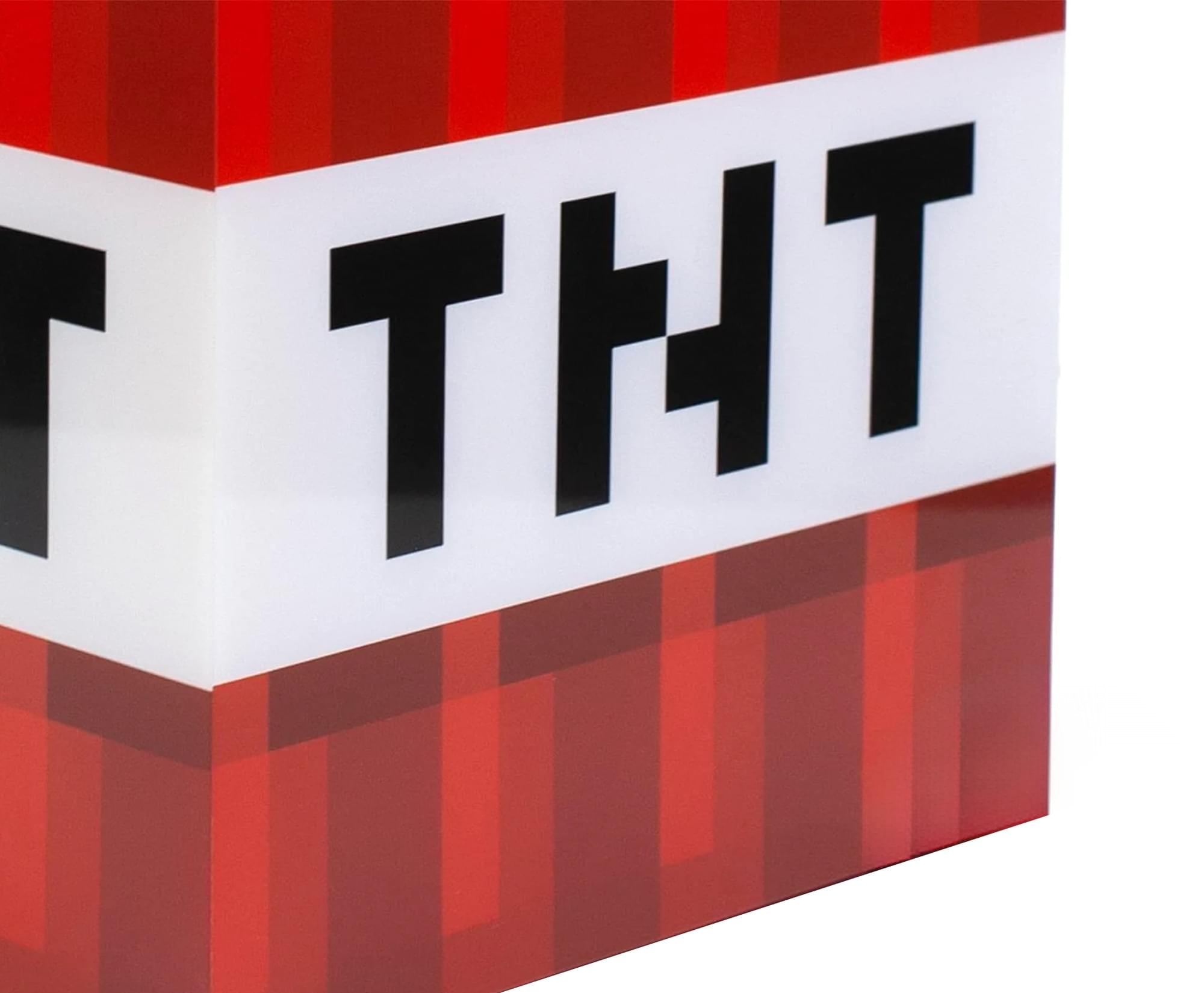 Alt View 2. Ukonic - Minecraft TNT Block 6 Inch USB LED Cool Night Light Cube Toy for Kids & Gamers - Red.