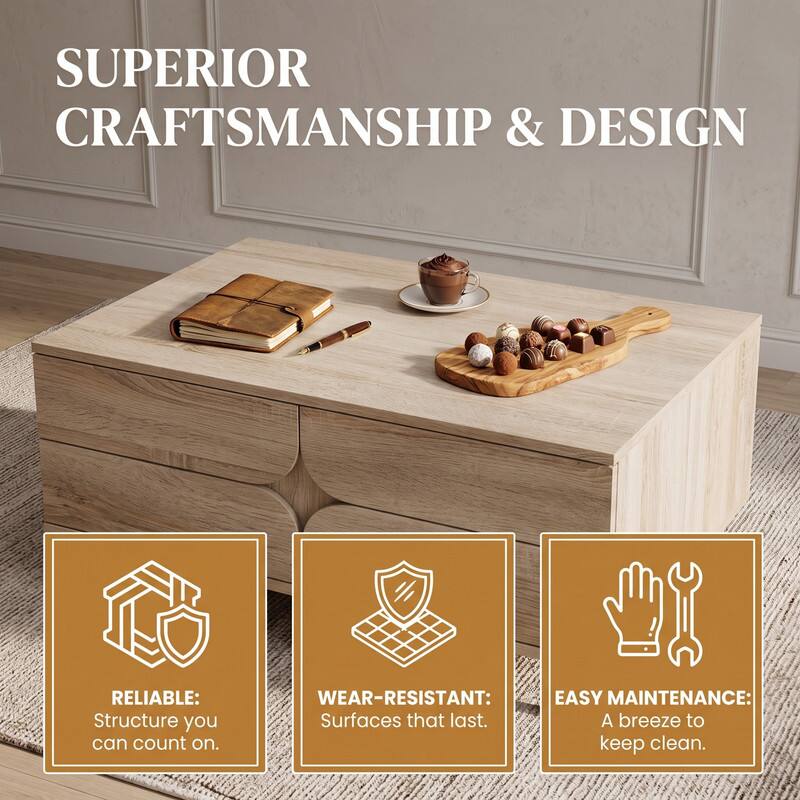 SUPERIOR CRAFTSMANSHIP & DESIGN

RELIABLE: Structure you can count on.

WEAR-RESISTANT: Surfaces that last.

EASY MAINTENANCE: A breeze to keep clean.