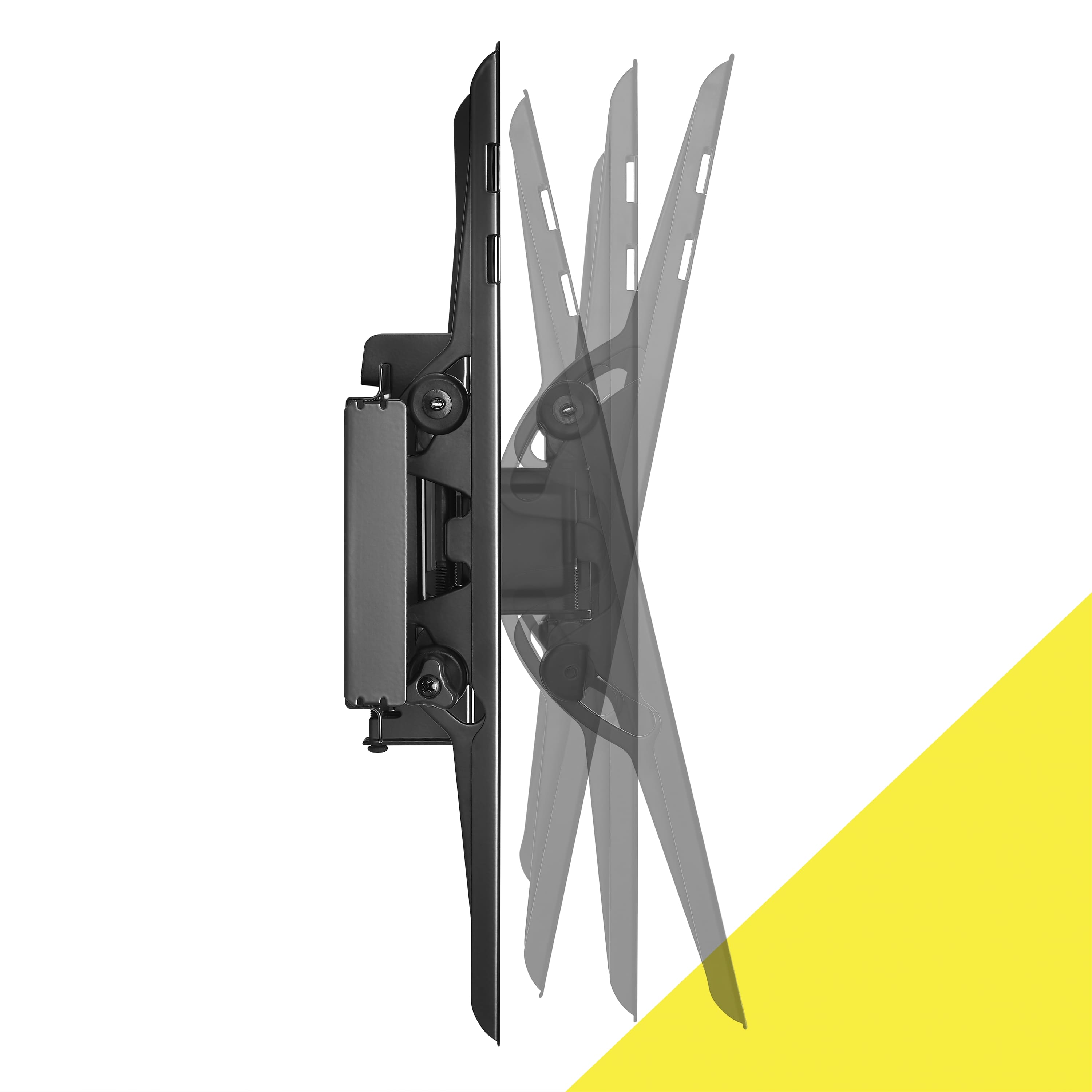 Alt View 15. Best Buy essentials™ - Extended Tilt TV Wall Mount for Most 32–70" TVs - Black.