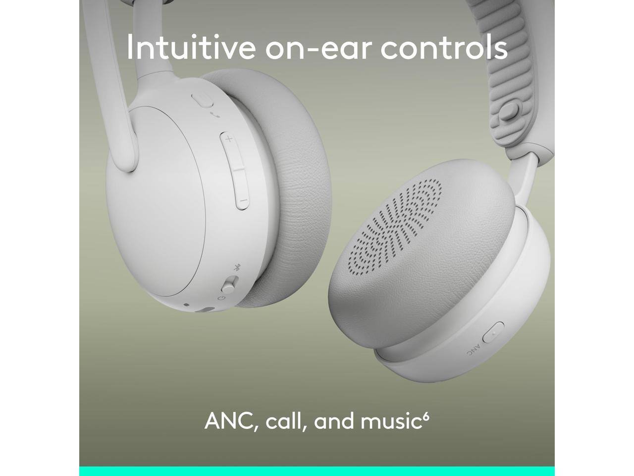 Intuitive on-ear controls

ANC, call, and music