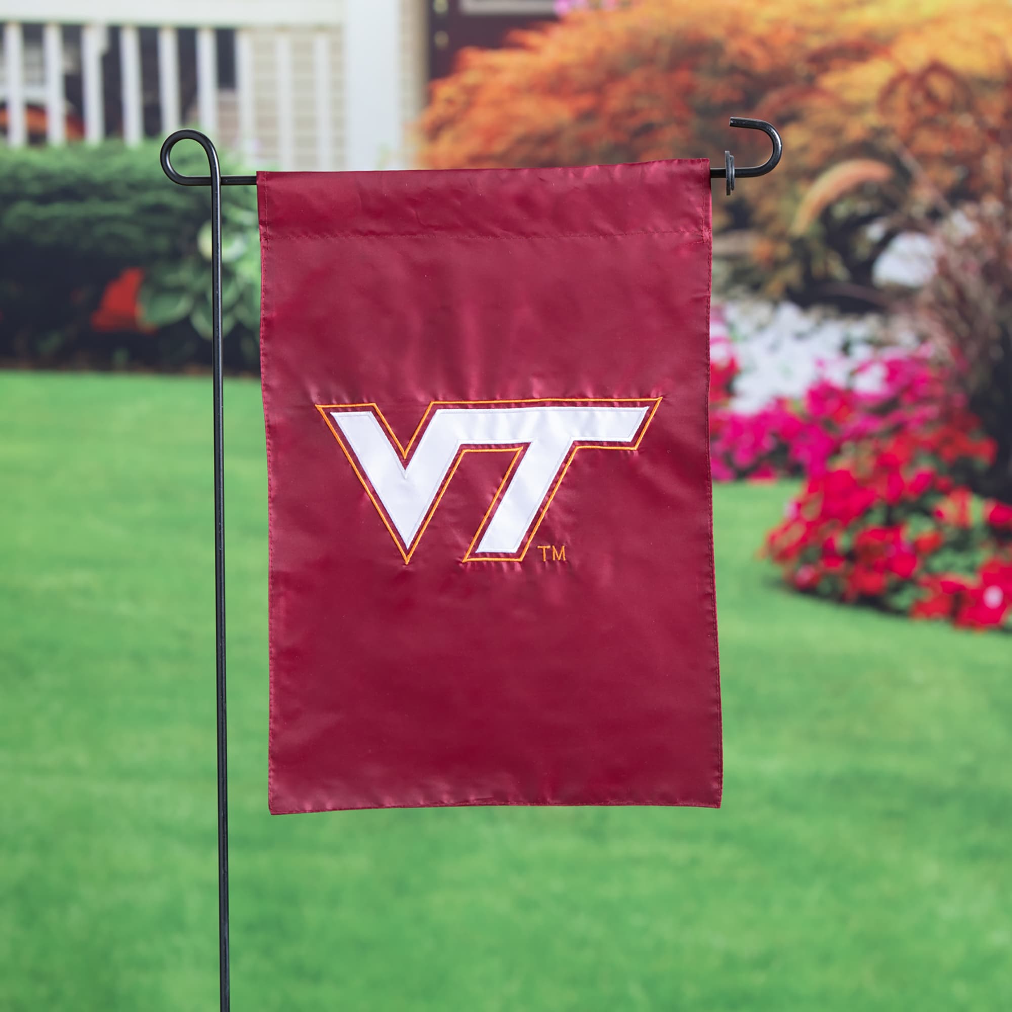 Alt View 1. Evergreen Enterprises - Virginia Tech Hokies 12.5" x 18" Double-Sided Garden Flag - Multicolor.