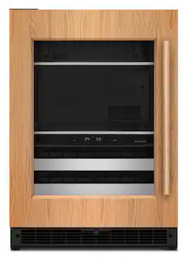 KitchenAid - 24 inch Panel-Ready Beverage Center - Custom Panel Ready