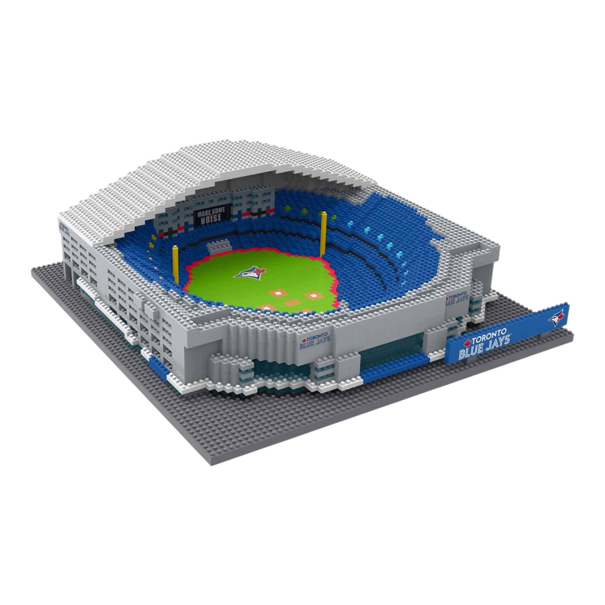 Forever Collectibles - Toronto Blue Jays MLB BRXLZ Stadium 2722-Piece Building Block Set - Gray