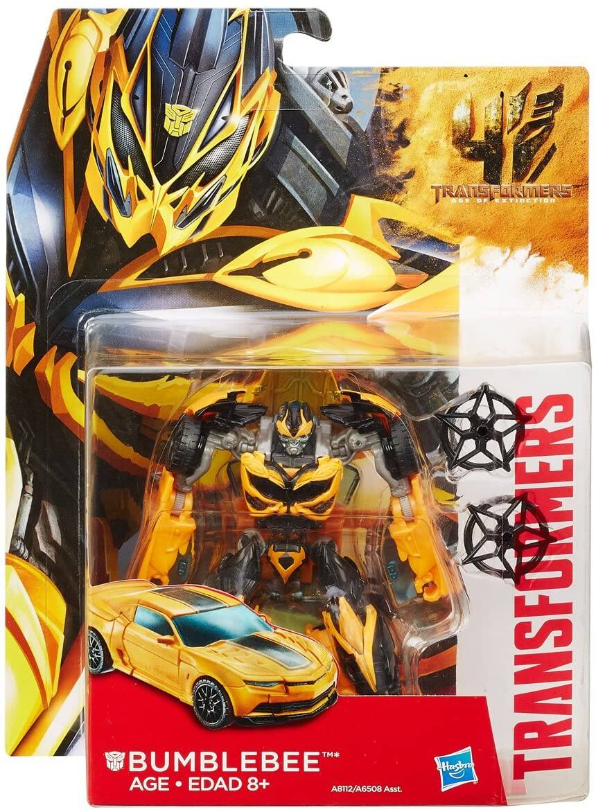 TRANSFORMERS AGE OF EXTINCTION  
BUMBLEBEE  
AGE • EDAD 8+  
A8112/A6508 Asst.  
Hasbro