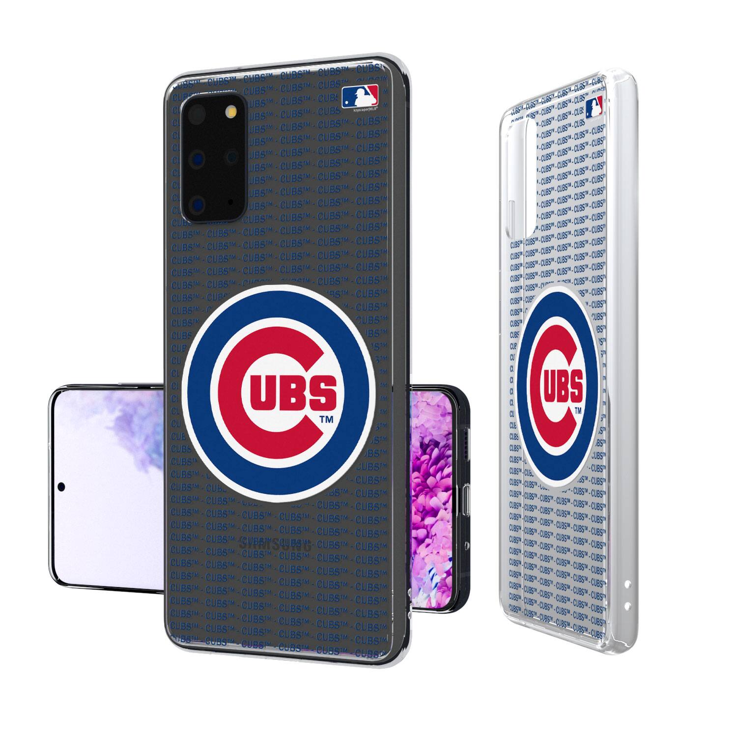Keyscaper - MLB - Chicago Cubs Galaxy Text Backdrop Clear Case - S23 - Multicolor price history on PriceWatchPro