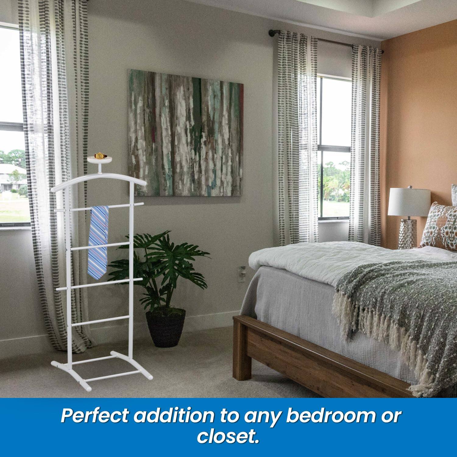 Perfect addition to any bedroom or closet.