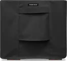 KHOMO GEAR - Square Table Cover - Heavy Duty Waterproof Outdoor Furniture Cover Fits Patio Coffee Tables - 28x16x28 - Black