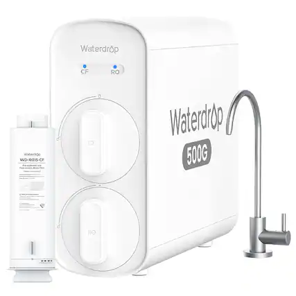 Waterdrop
WD-RG15-CF
Pre-sediment and Post-carbon Block Filter
Model: WD-500G-CF
Waterdrop
500G
Waterdrop
CF
RO