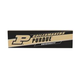 Evergreen Enterprises - Purdue Boilermakers 5" x 18" Shadow Logo Wood Mantle Sign - Multicolor