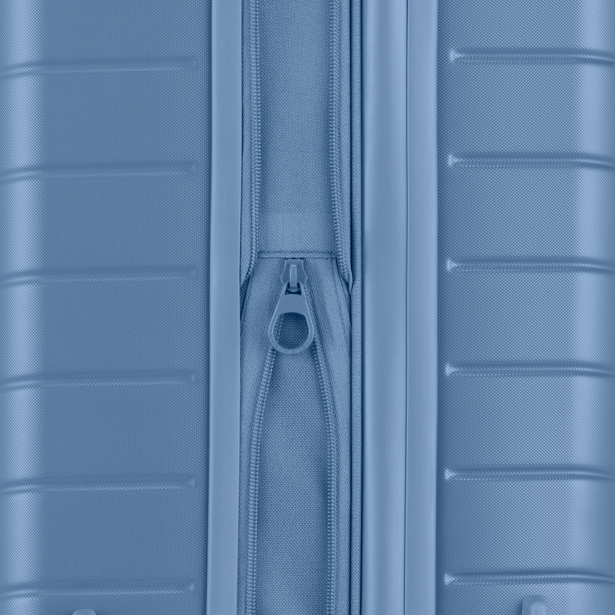 Alt View 3. Bugatti - Munich 3 Piece Hardside Luggage Set with Expansion - Blue.