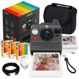 Polaroid - Now Generation 3 iType Instant Camera in Black Bundle