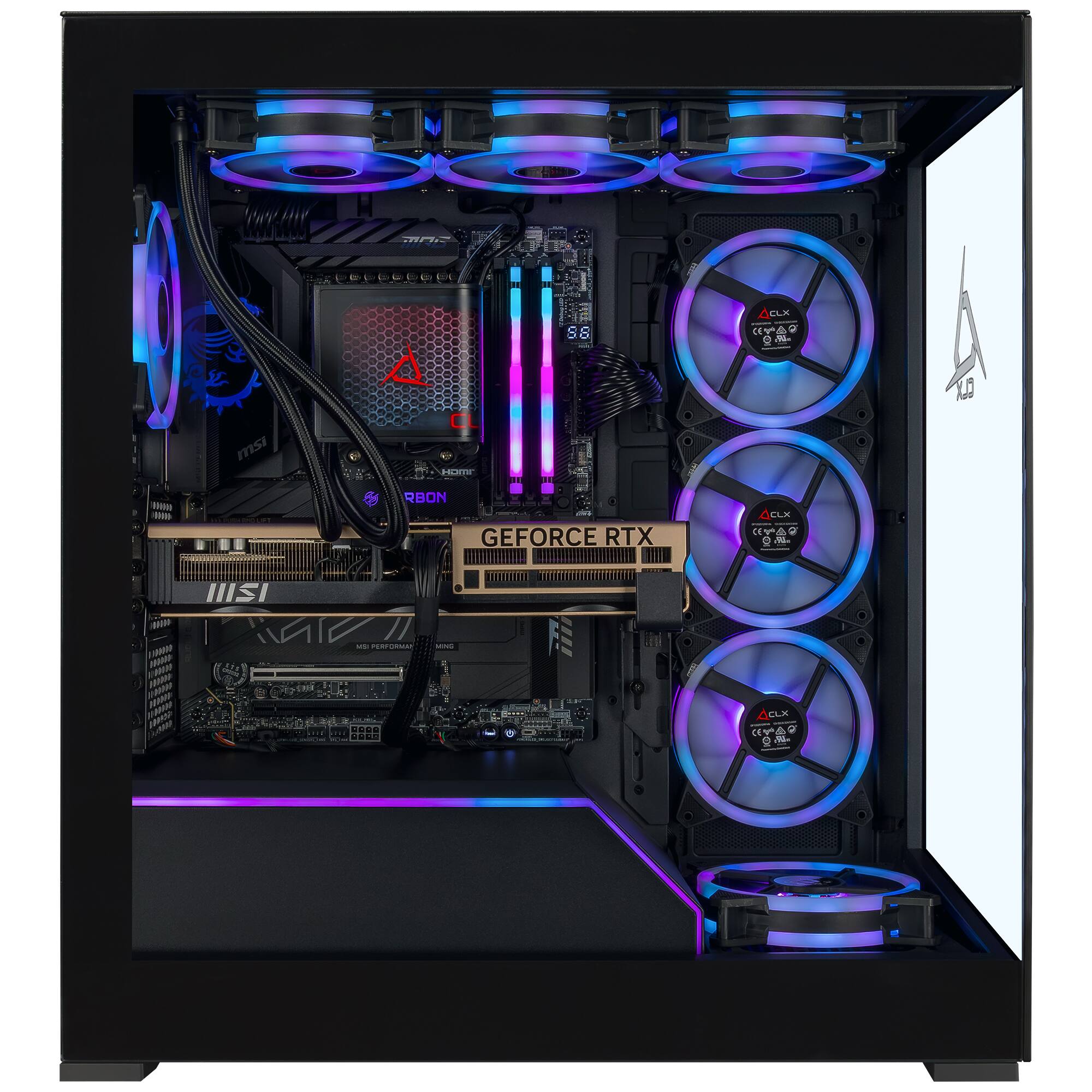 CLX Horus Gaming Desktop AMD Ryzen 9 9950X3D w/Tryx Panorama 96GB