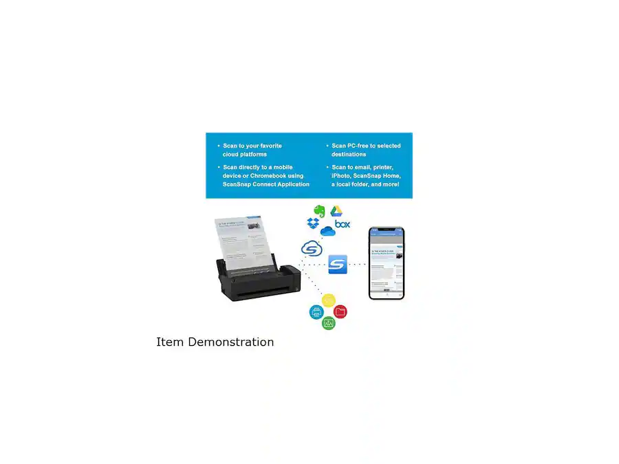 Connect Scansnap Ricoh ScanSnap iX1300 Document Scanner Black PA03805-B105 - Best Buy