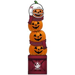 Fan Creations - Morehouse Maroon Tigers 31" Stacked Pumpkin Leaner - Multicolor