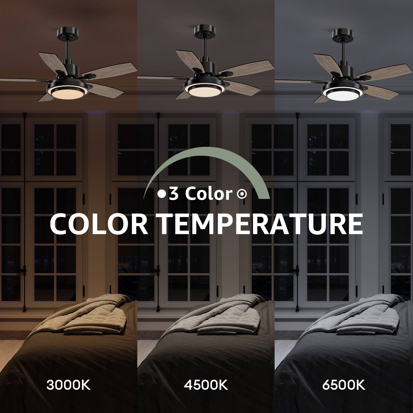 3 Color  
COLOR TEMPERATURE  
3000K  
4500K  
6500K