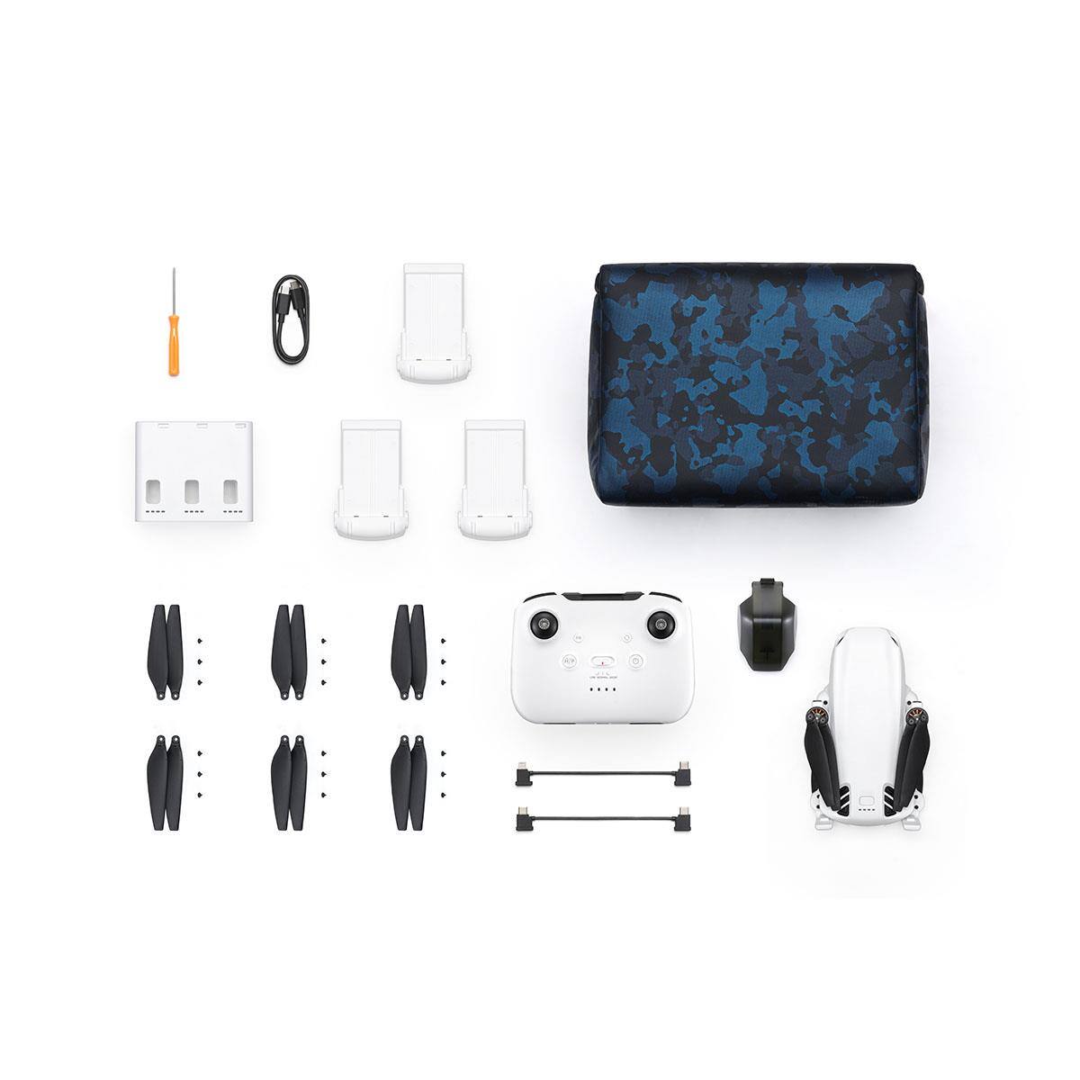 Alt View 1. SKYROVER - Skyrover S1 4K Drone Fly More Combo with Remote Controller, White.