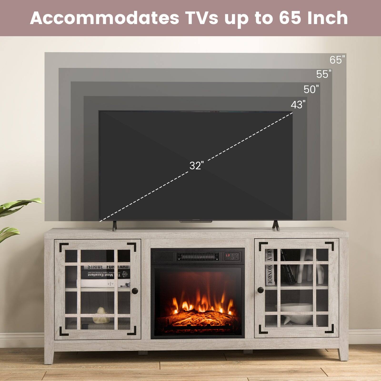 Accommodates TVs up to 65 Inch

65"
55"
50"
43"
32"

RILY MONROE

SINMINE