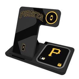 Keyscaper - Pittsburgh Pirates 3-In-1 Wireless Charger - Multicolor