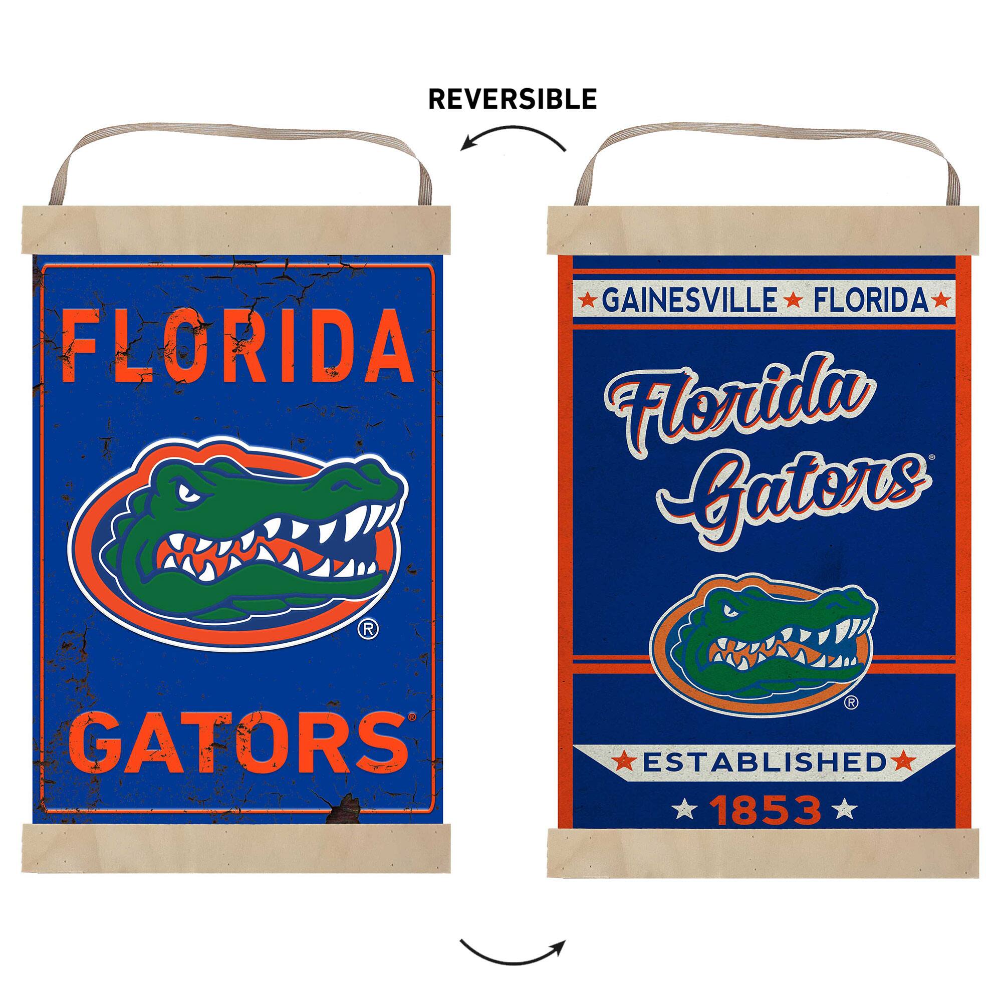 REVERSIBLE

GAINESVILLE FLORIDA

Florida Gators

ESTABLISHED 1853