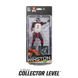 McFarlane Toys - Tampa Bay Buccaneers NFL S37 Figure: Jameis Winston ( Jersey Chase) - White