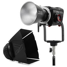 Aputure - STORM 400x 400W BLAIR LED Light, VM, w/CF7 Fresnel Barn Doors Kit