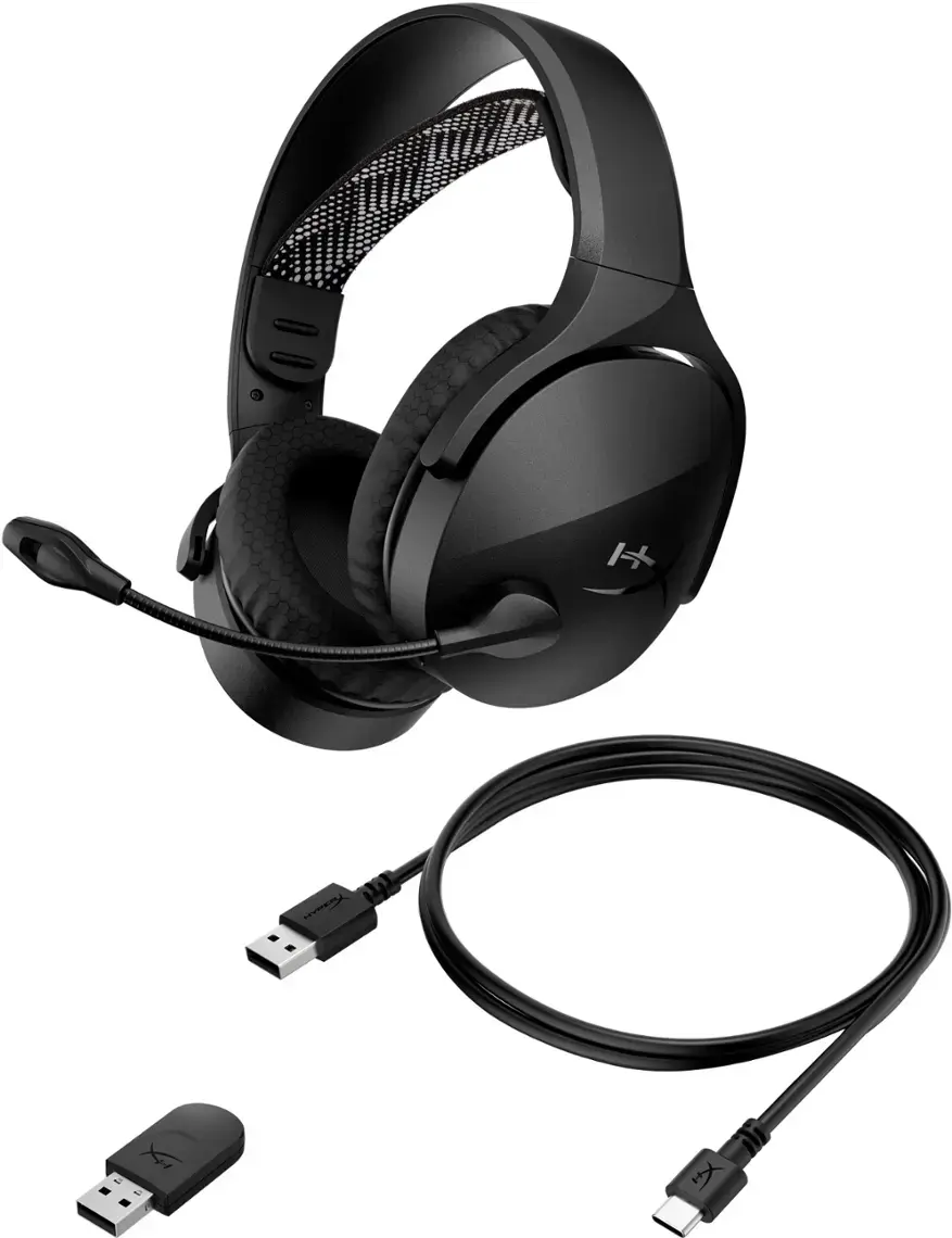 Alt View 13. HyperX - Cloud Jet Dual Wireless Gaming Headset for PC, PS5, Nintendo Switch, Steam Deck, and Mobile - Black.