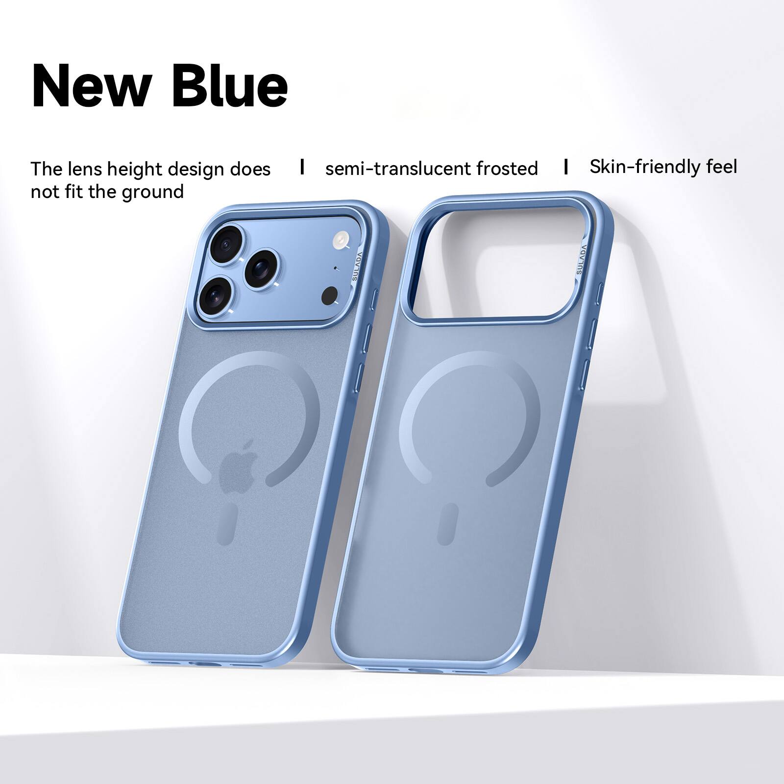 New Blue

The lens height design does not fit the ground | semi-translucent frosted | Skin-friendly feel