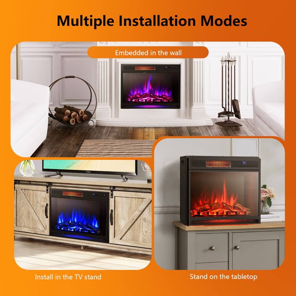 Multiple Installation Modes

- Embedded in the wall
- Install in the TV stand
- Stand on the tabletop