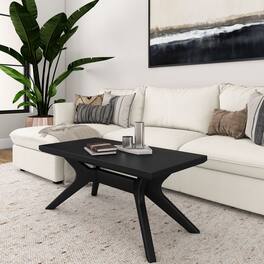 Plank+Beam - Verso Rectangular Coffee Table (40in x 20in / 1020mm x 510mm) - Black