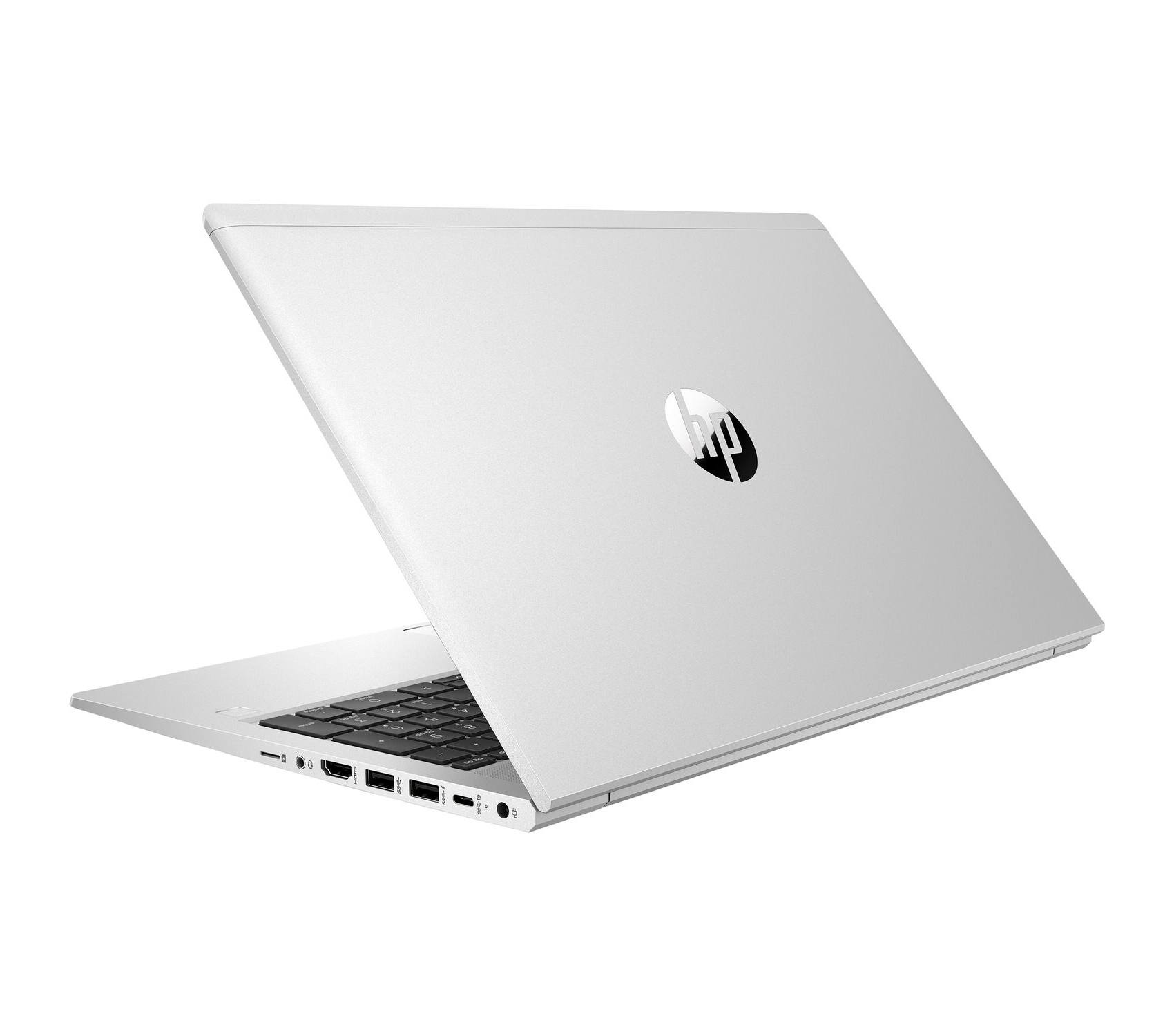 Angle. HP - HP ProBook 650 G8 Core i5-1135G7 2.4GHz, 8GB, 256GB NVMe SSD, 15.6" FHD, Windows 11 Pro 64-bit - Silver.