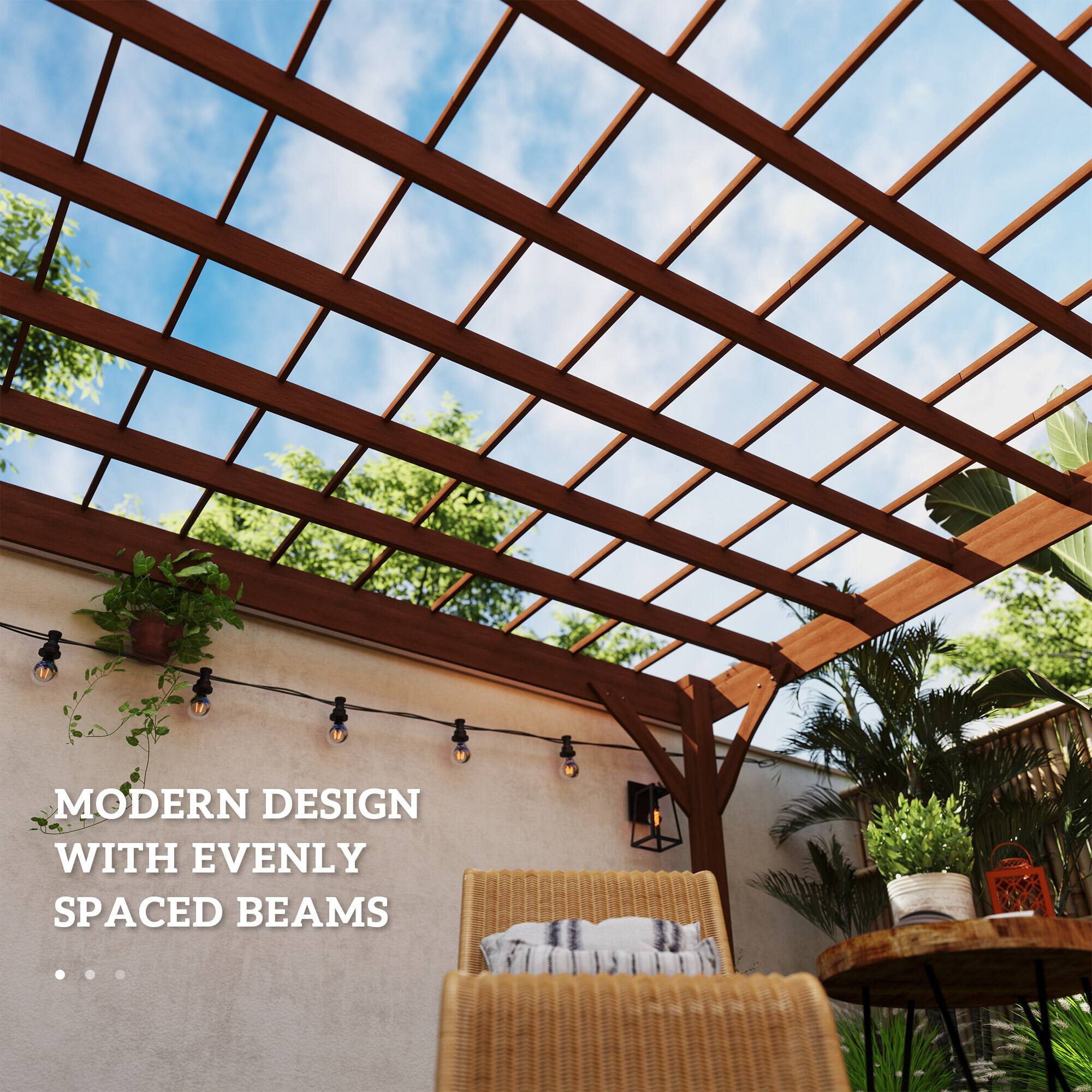 MODERN DESIGN WITH EVENLY SPACED BEAMS