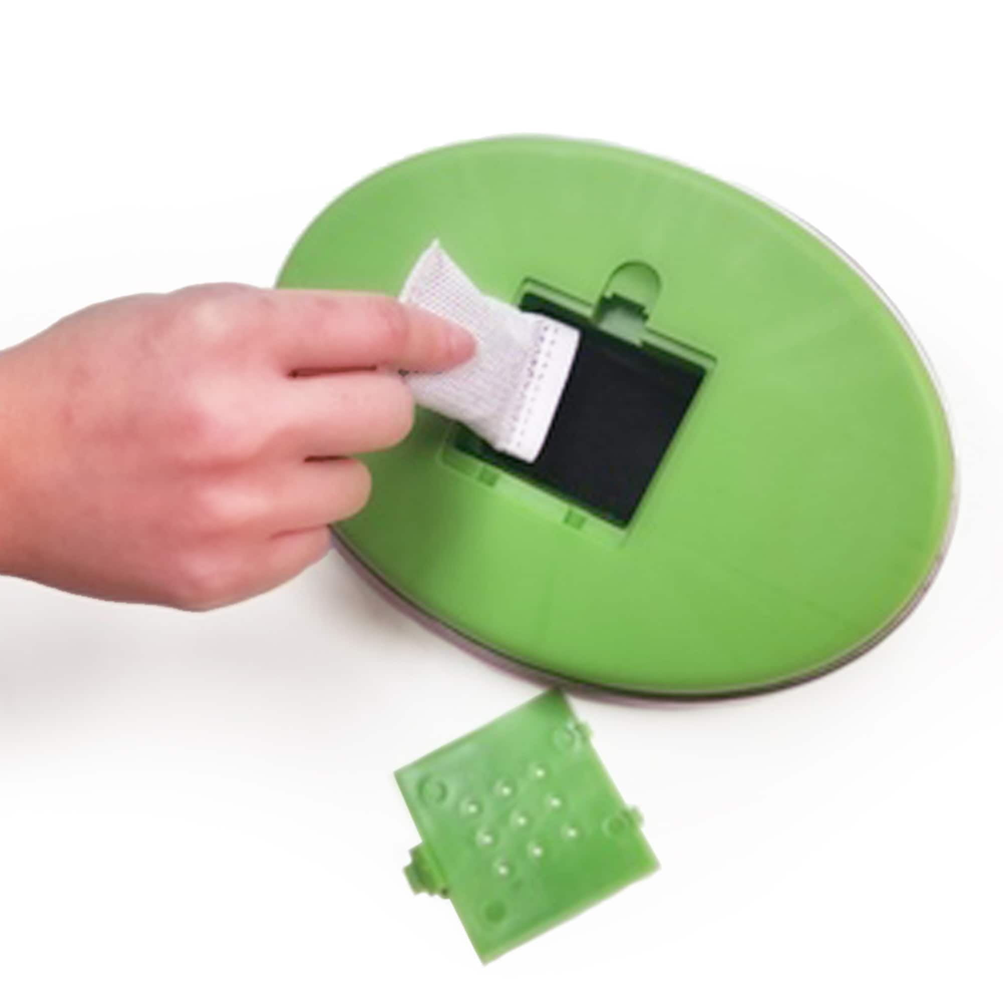 Alt View 11. iTouchless - 1.6 Gal. Compost Bin with AbsorbX Odor Filter - Silver.