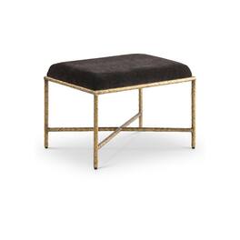 Meridian Furniture - Valley Chenille Fabric Bench - Brown