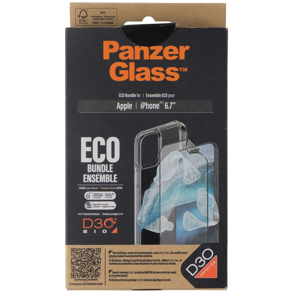 Panzerglass - Eco Bundle with Screen Protector + Case for iPhone 15 Plus - Clear price history on PriceWatchPro
