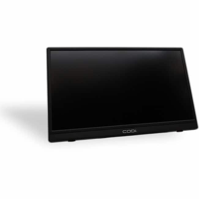 CODi - 15.6" Portable Full HD Monitor with Kickstand & Power Delivery - Boost productivity anywhere with CODi's ultra-slim - Black