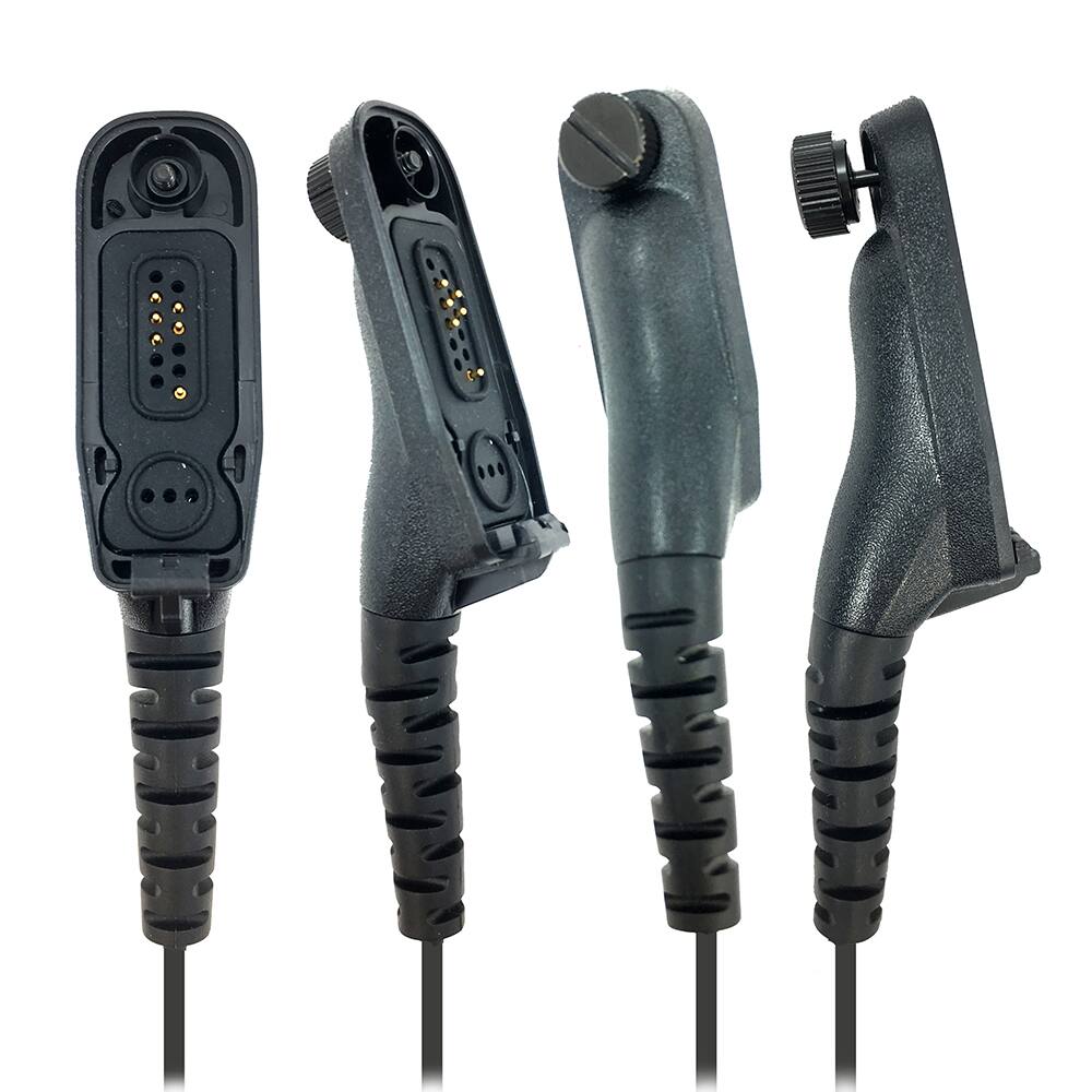 Back. ProMaxPower - Earhook Earpiece with PTT Mic for Motorola XPR7580e, APX6000 & Other Radios - Black.