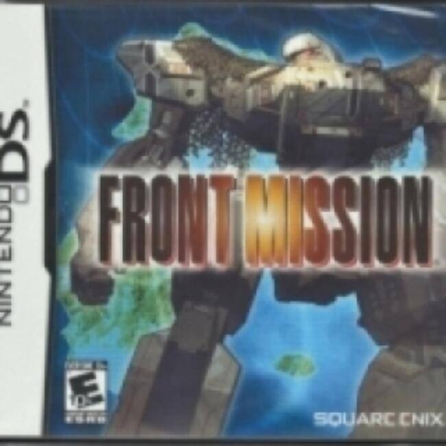 Sure, here is the corrected and grouped text from the image:

- NINTENDO DS
- FRONT MISSION
- SQUARE ENIX