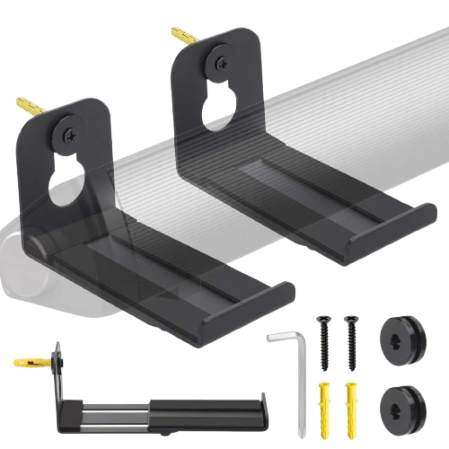 Stock Preferred - Universal Soundbar Wall Mount Bracket - Black