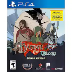 PS4
INCLUDES
BANNER SAGA 1/2/3
BEST OF SOUNDTRACK
MINI ART BOOK
COLLECTIBLE POSTER
HORN OF LICHBAEN IN-GAME ITEM
the Banner Saga
Trilogy
Bonus Edition
TEEN
T
ESRB
OVER 30 awards and nominations
VERSUS | EVIL
STOIC
SOS GAMES
