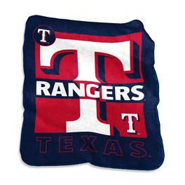 Logo Brands - Texas Rangers 50" x 60" Raschel Blanket - Multicolor