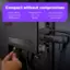 Compact without compromises: Won't block Powers from neighboring your TV, no extra cords, HDMI ports. Alone. No clutter. RESET Roku.