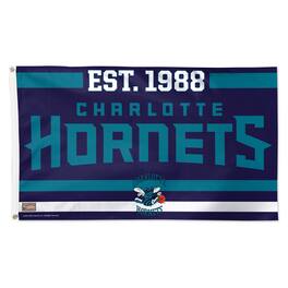 WinCraft - Charlotte Hornets 3' x 5' Single-Sided Franchise Establishment Deluxe Flag - Multicolor