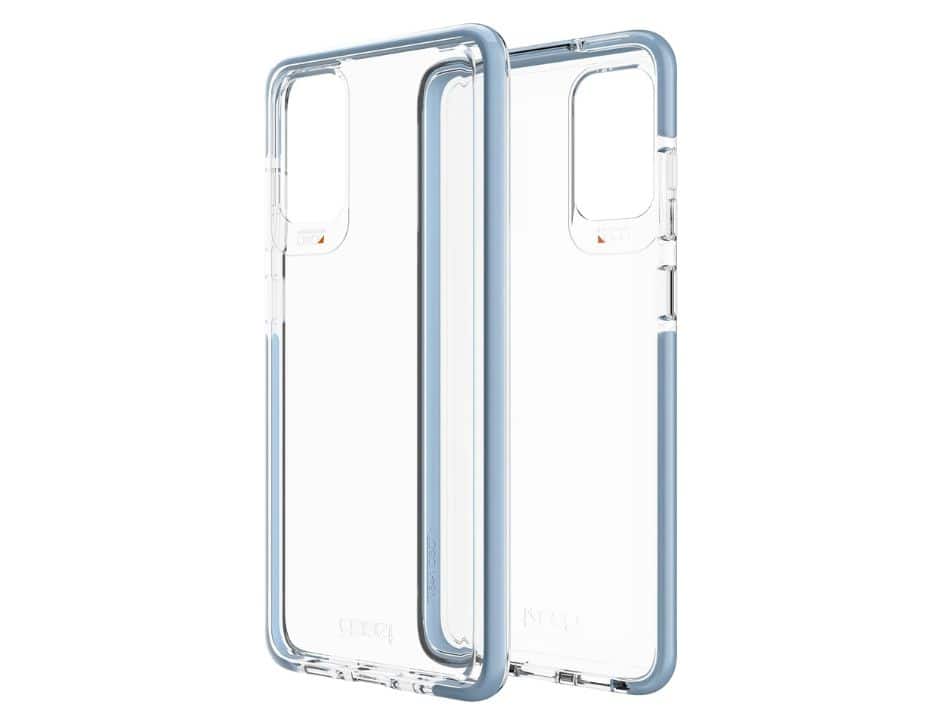 Gear4 - Piccadilly Series Case for Samsung Galaxy S20+ - Clear/Blue