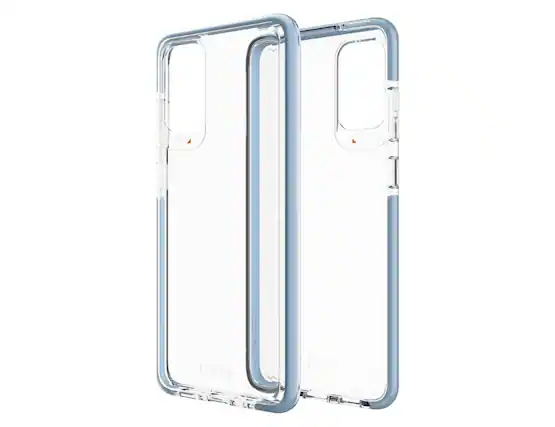 Front. Gear4 - Gear4 Piccadilly Series Case for Samsung Galaxy S20+ Clear/Blue - Clear/Blue.