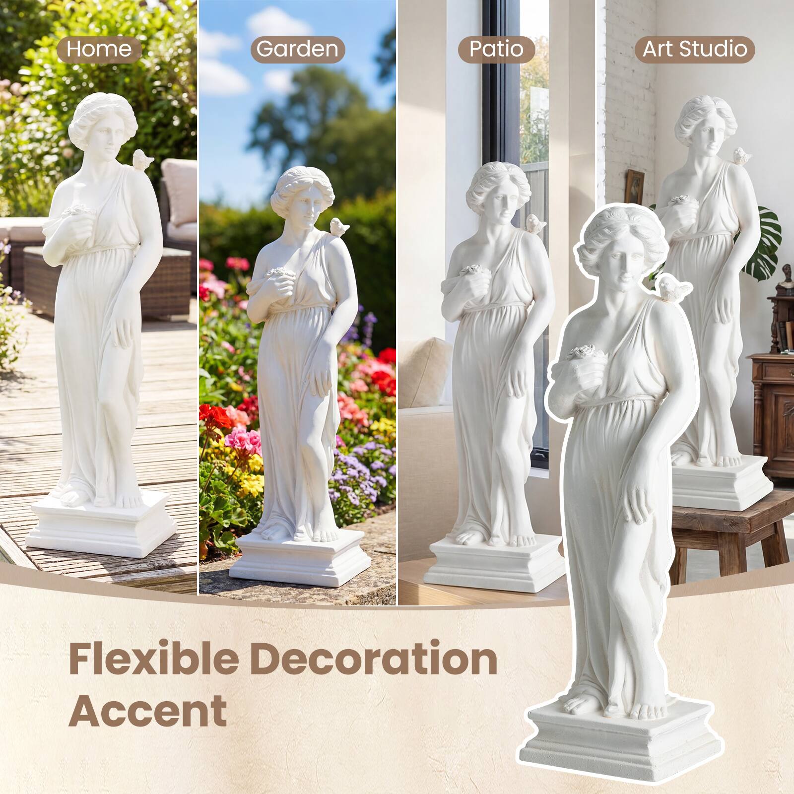 Home Garden Patio Art Studio Flexible Decoration Accent